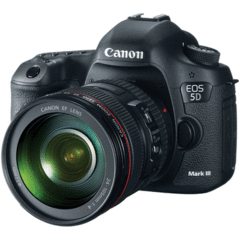 Canon EOS 5D Mark III with EF 24-105 IS Kit